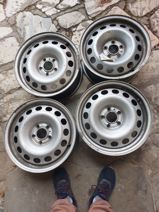 20бр железни джанти 16цола 5×108; ет 46; оригинални от Пежо и Ситроен
