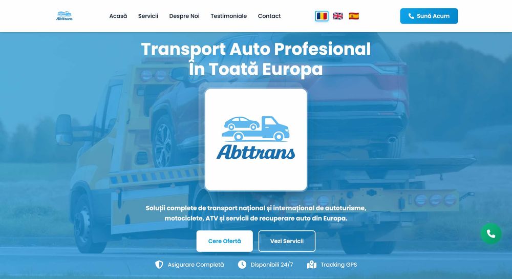 Website profesional, magazin online, platforma web