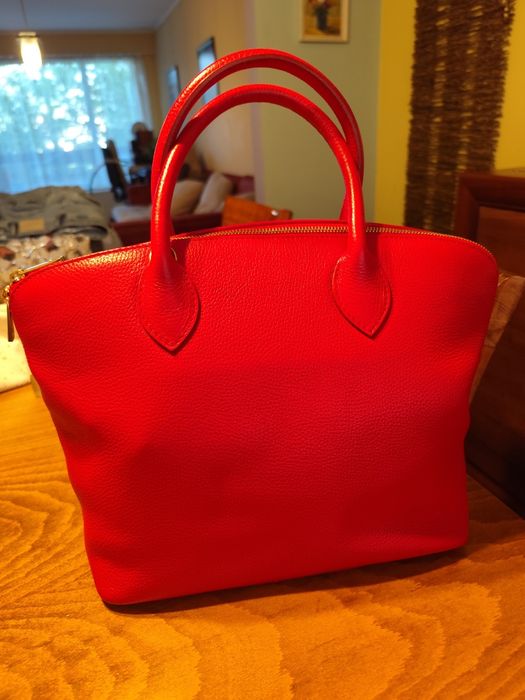 Чанта голяма червена