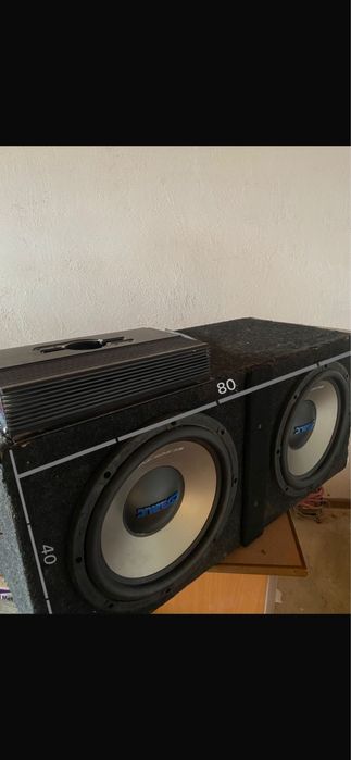 Сабуфер усилогымен бірге