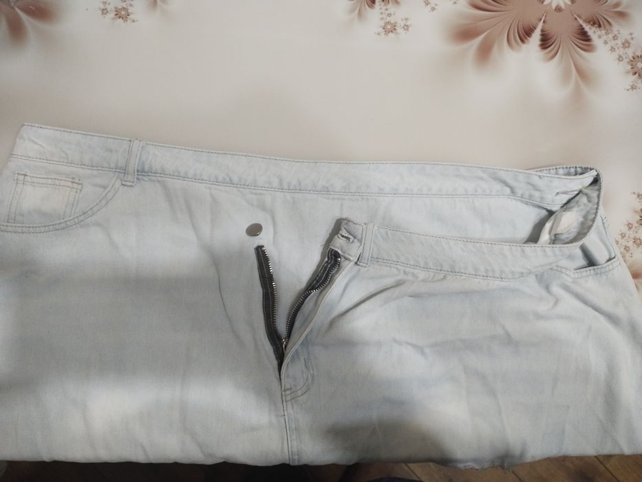 Джинсовая юбка большой размер