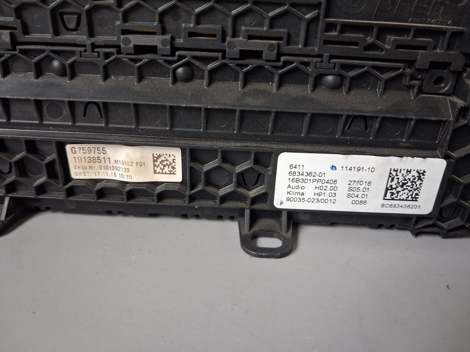 Панел климатроник Bmw 7series G11 2017г.