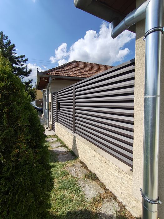 Panouri Gard * Poartă Pietonala *  Jaluzea - Maro închis