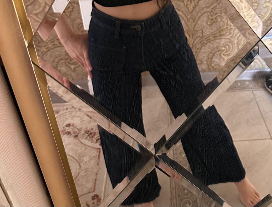 ZARA джинсы трубы
