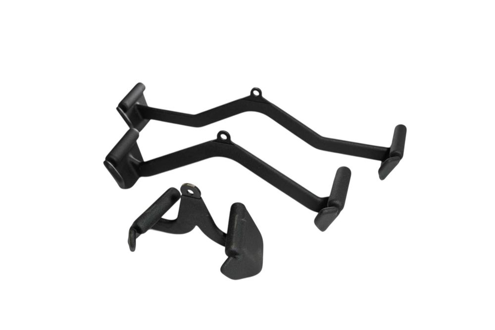 Set de 3 bare de tragere lat-pulldown