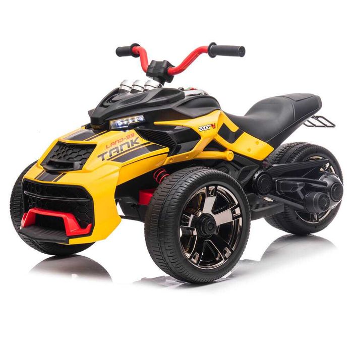 Motocicleta / Trike electric pentru copii XB-3118 , galben , Numar auto personalizat cadou!