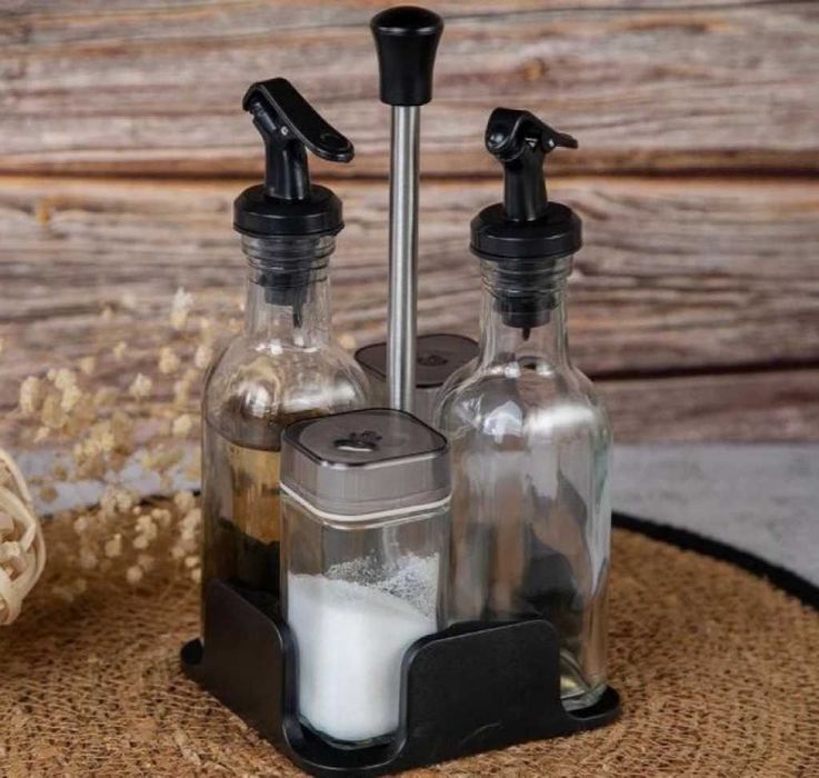 Комплект за подправки ЛУКС, оливерник 5 части!