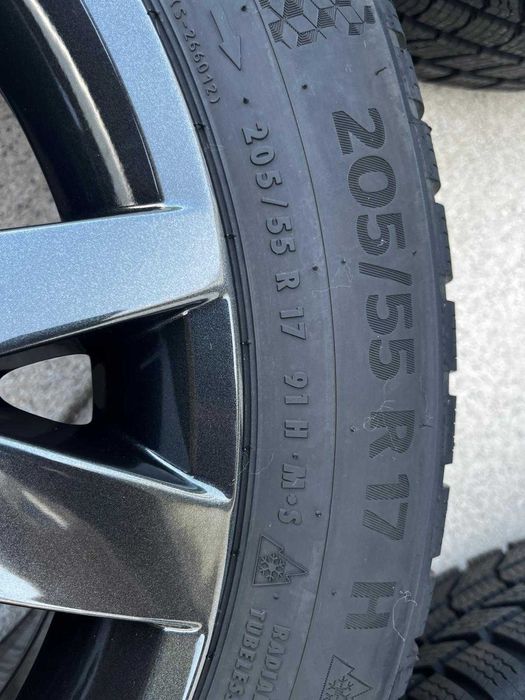 Set Jante cu cauciucuri de iarnă Skoda Octavia 4 205/55R17 DOT 2025