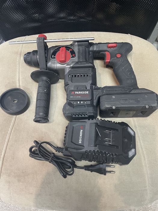 Перфоратор Parkside с батерия 4ah и зарядно