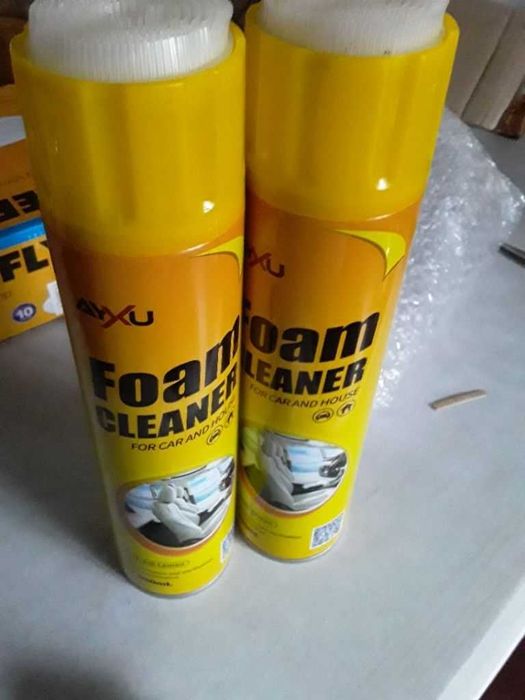 ПРОМО!! 2 Броя Спрей ПЯНА ЗА Почистване на Тапицерия, Лимон