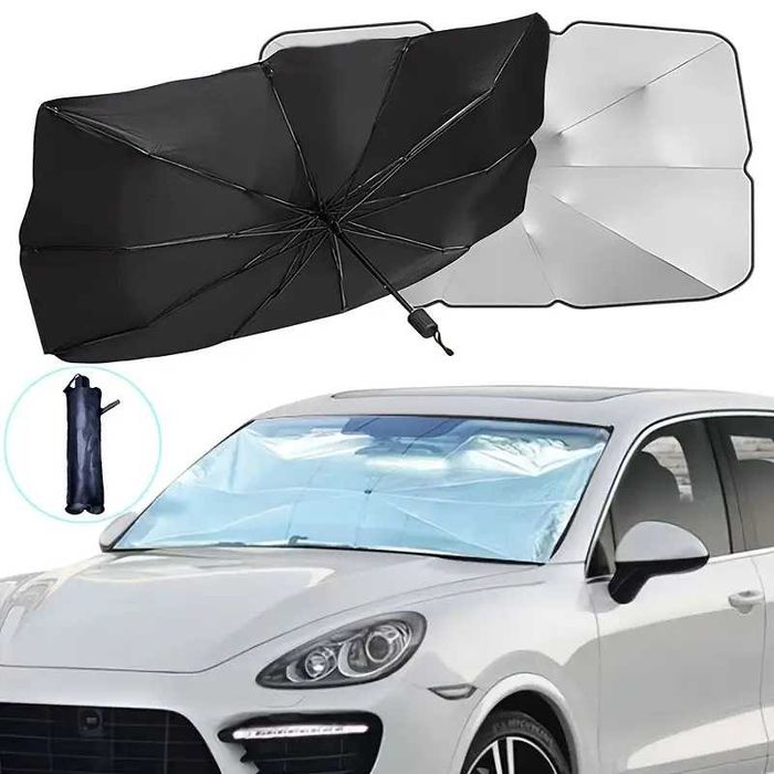 Слънцезащитен Сенник тип Чадър за предното стъкло на кола, автомобил