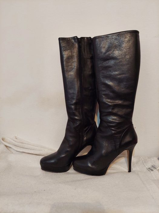 Cizme de piele Nine West