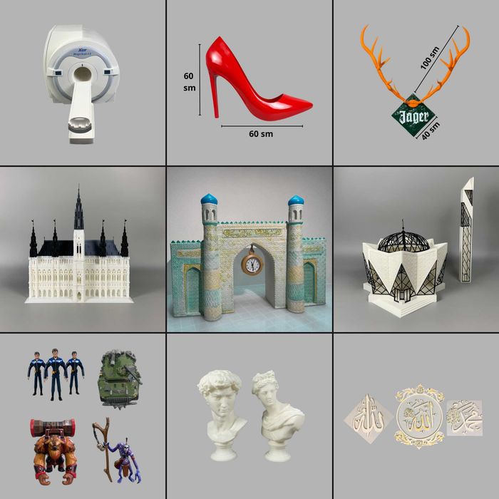 Услуга 3Д Принтера/Professional 3D Printer xizmati. Maket xizmati