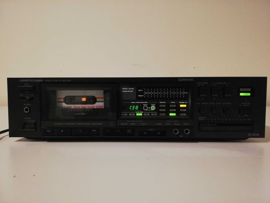 Stereo Cassette Deck ONKYO model TA-2056 - 3 capete/Rar/Vintage/Japan
