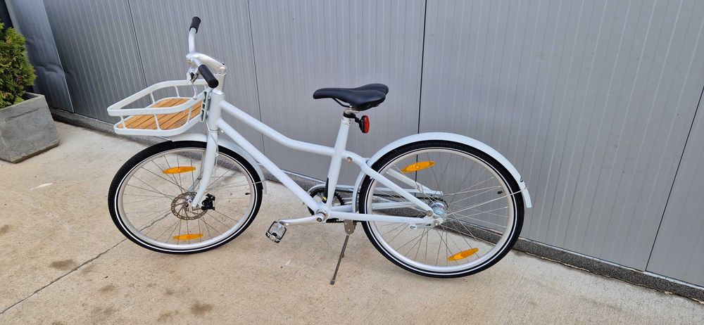 Алуминиев дамски велосипед Dinabike колело с кошница 26"