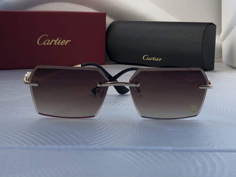 Мъжки дамски слънчеви очила с правоъгълни 3 цвята черни кафяви