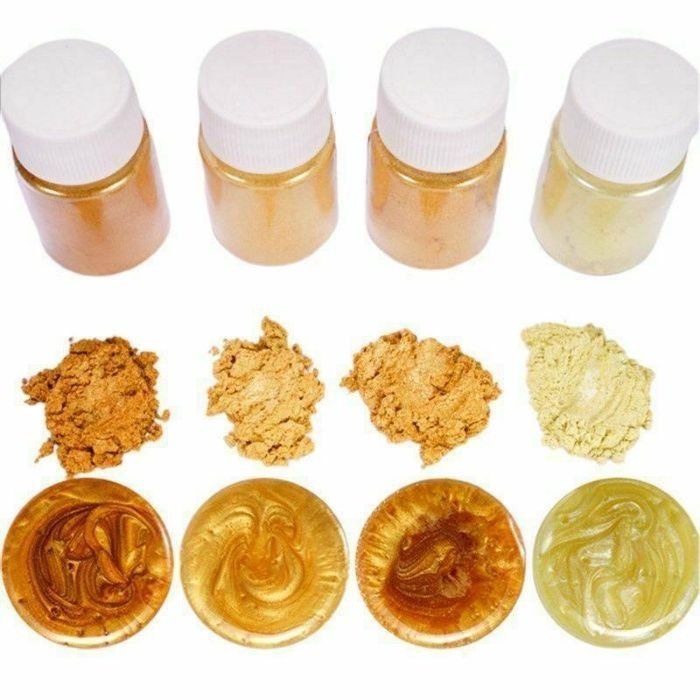 Mica Pigment metalic rasina epoxy (sapun,lumanare,make-up,unghii)