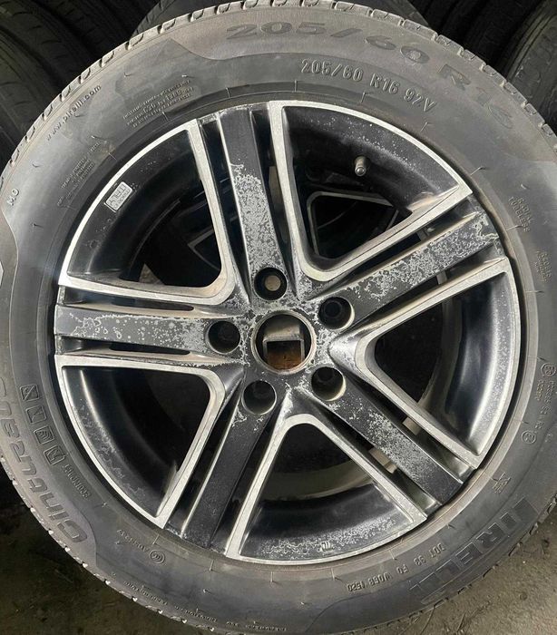 Jante aliaj R16 Opel Chevrolet 5x115 ET41 7Jx16H2 cu anvelope de vara