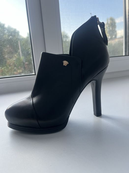 Ботильоны кожаные