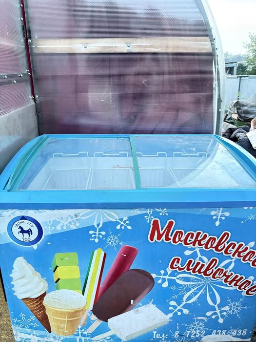 Холодильник морозильник для мяса и мороженого ,для магазина