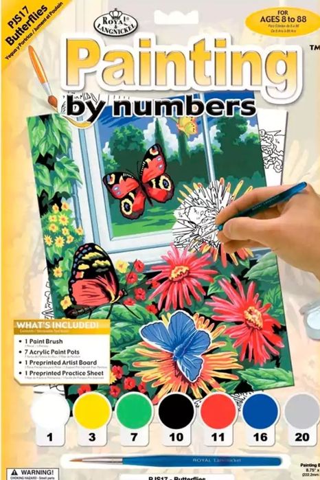 Комплект за рисуване с акрилни бои