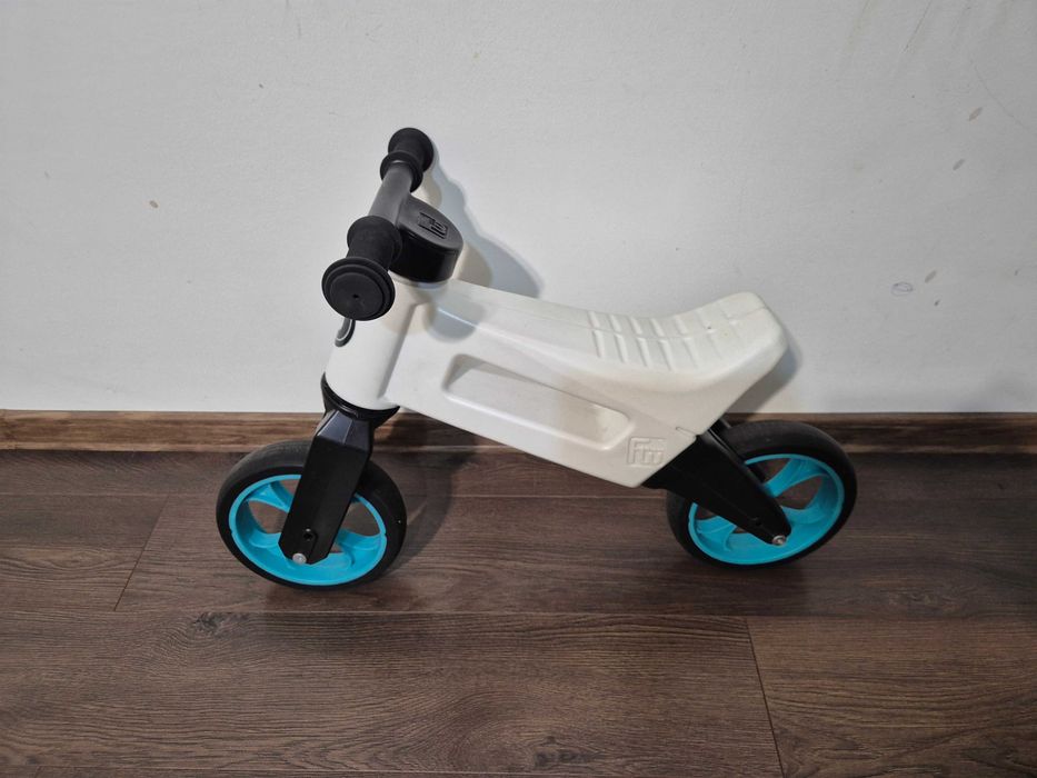 FWRider Bicicleta fara pedale alb - aqua