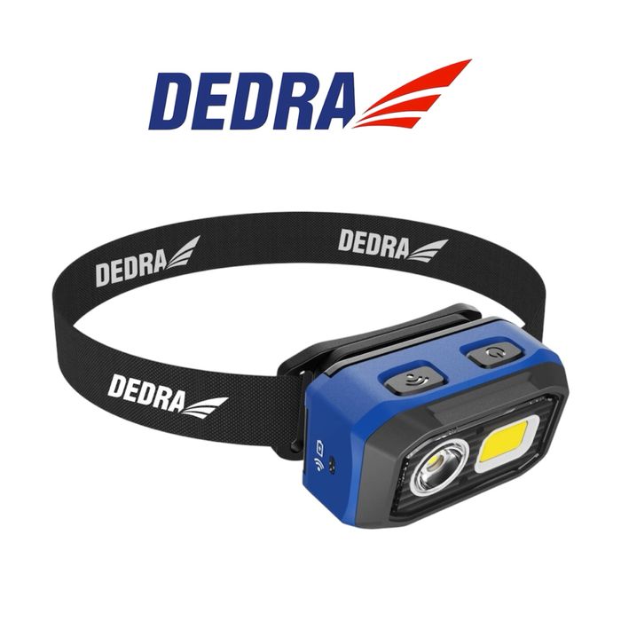 Челен Фенер DEDRA L1015 - 500 лумена / сензор за движение / 1000mAh