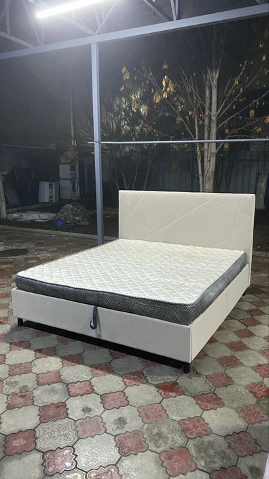 Кровать 2-х спальный с Матрасом + доставка