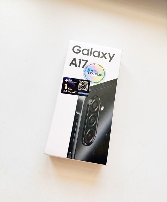 Samsung A17 yengi- qora rang