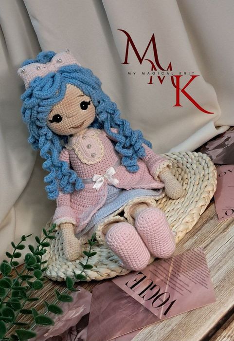 Вязаный набор Буратино, Мальвина и Пьеро