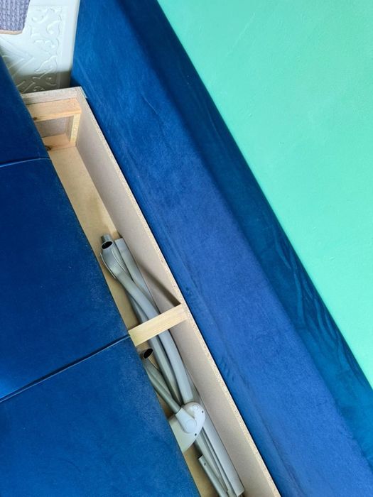 Диван раскладной синий размер 90*180