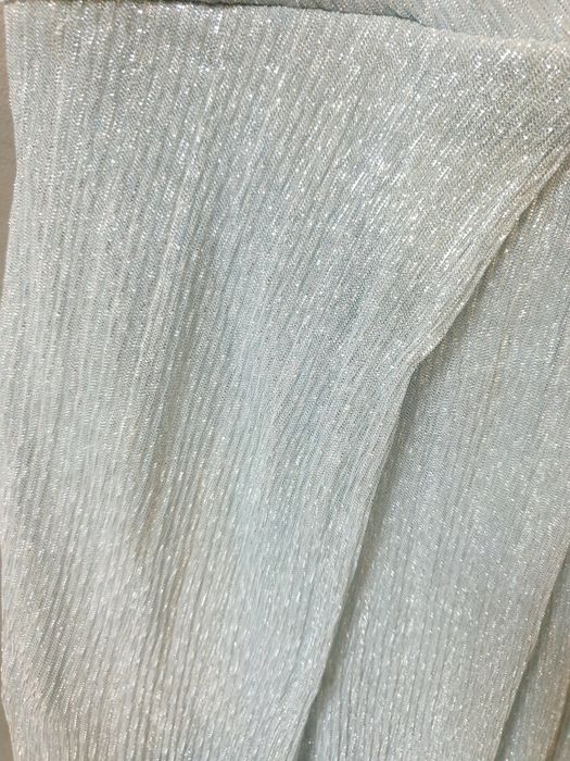 Платье вечернее голубое, люрекс