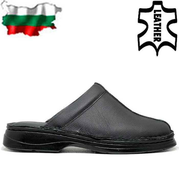 Мъжки чехли от ЕСТЕСТВЕНА кожа