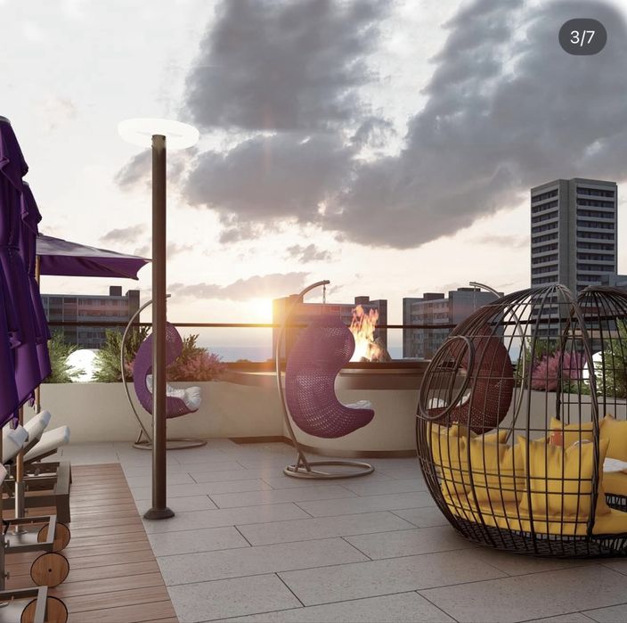 Modera Towers | 3-комн | 76 м² | 20/25 | Вид на Tashkent City