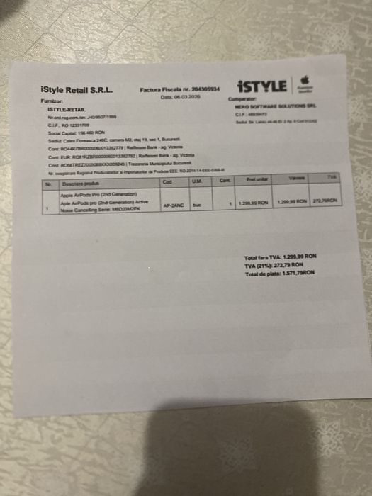 AirPods Pro 2 noi in cutie (pret negociabil)