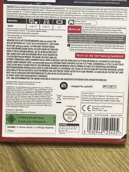 Jocuri Nintendo Switch 2.    Fc26