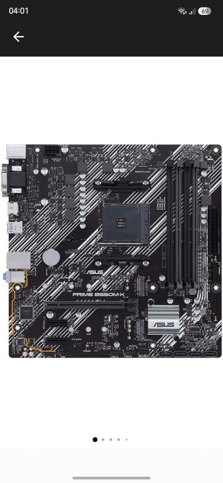 kit placă de bază asus b550 mk, 32gb ram, ryzen 5 1500x