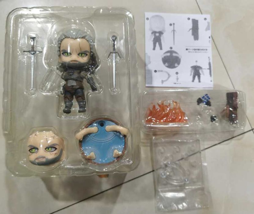Figurina Geralt of Rivia Butcher of Blaviken 10 cm Witcher 3