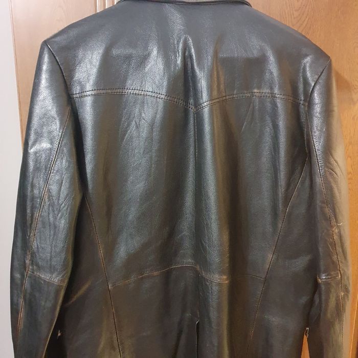 Кожено сако Lapel