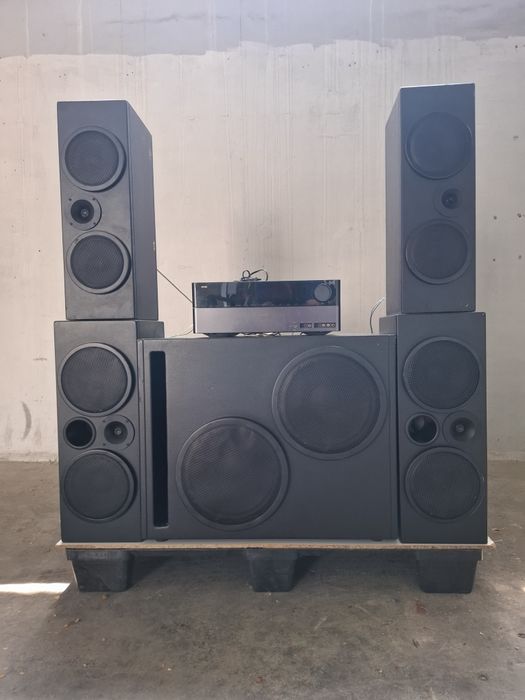 Професионално озвучаване 4+1 – 2x12” активен бас, 2x8”, 2x6.5”