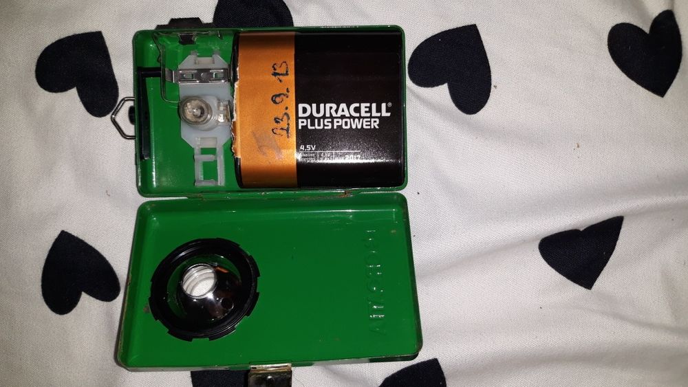 Lanterna  veche 4,5 v