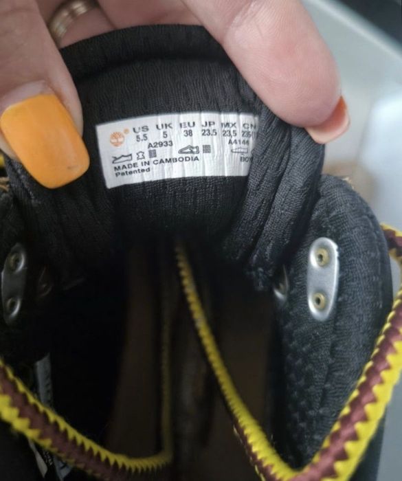 Ghete Timberland piele naturala 38