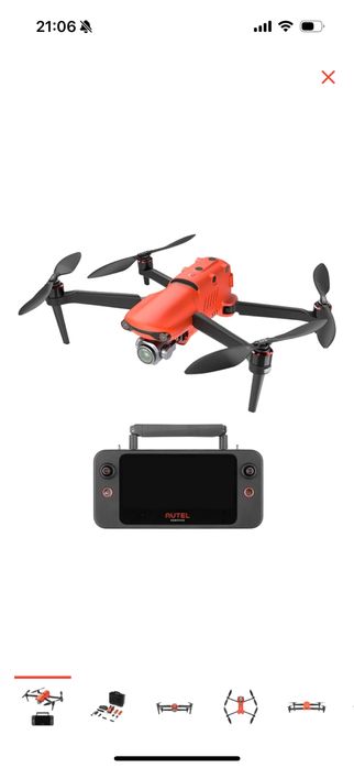 Дрон Autel Robotics EVO II Pro Rugged Bundle V3 оранжевый