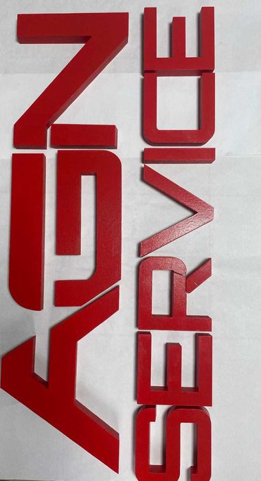 Litere / Logo Polistiren extrudat, Publicitate Stradala