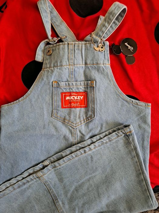 Salopete denim fetite(gemene)