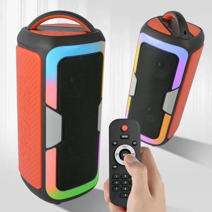 БЕПУЛ Доставка,Караоке Колонка JQS4407(45см)+ Симсиз Микрофон, Kalonka