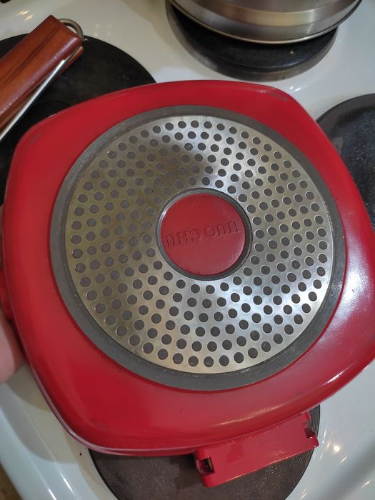 Сковорода гриль со съемной ручкой