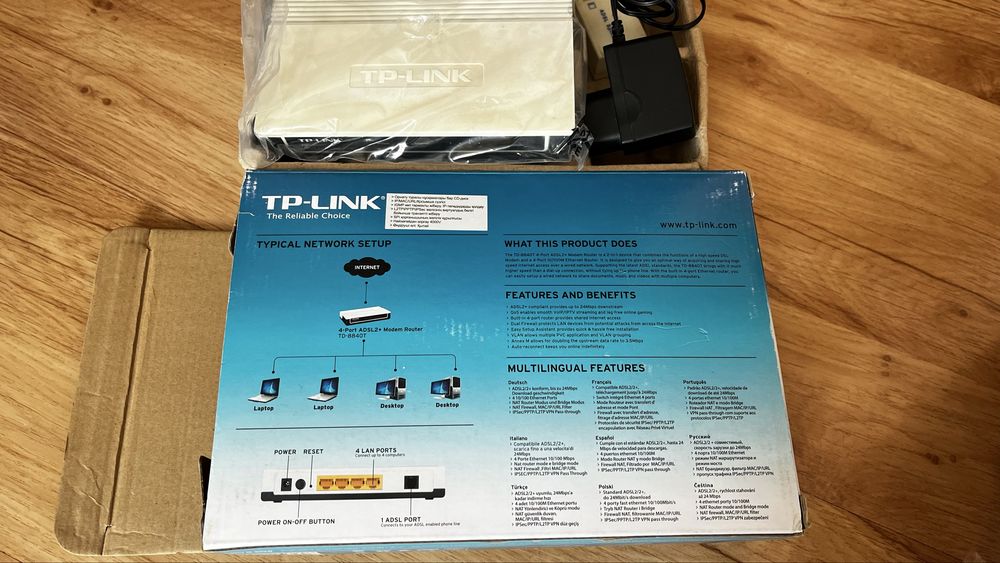 Продам маршрутизатор TP-Link TD-8840