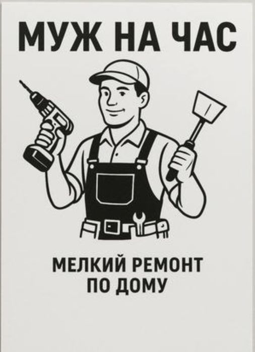 Муж на час. Мастер по дому. Мелко- срочный ремонт