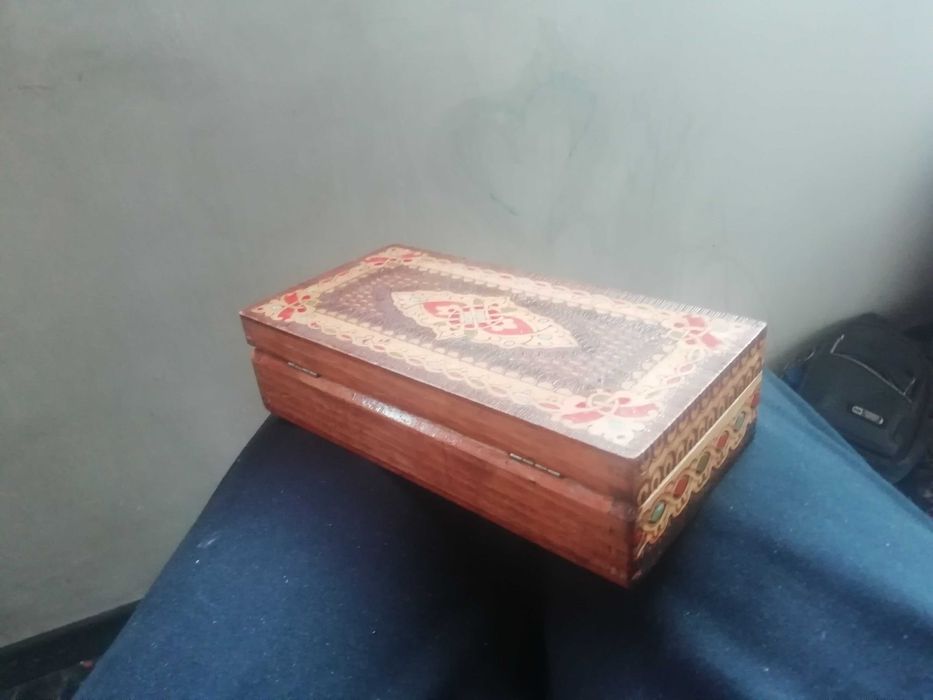 Антика - Руска кутия 19 век, оригинална антикварна нова 100 лв.
